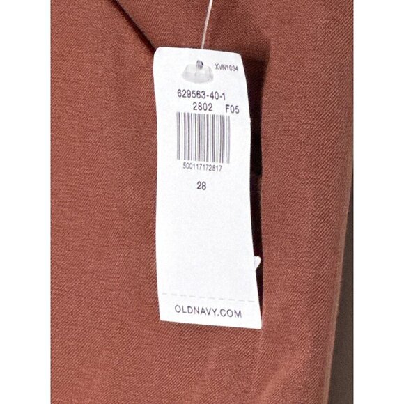 NWT Old Navy women's brown high rise pixie plus size 28 - Picture 6 of 12